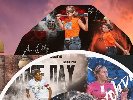 Example sports photo graphic