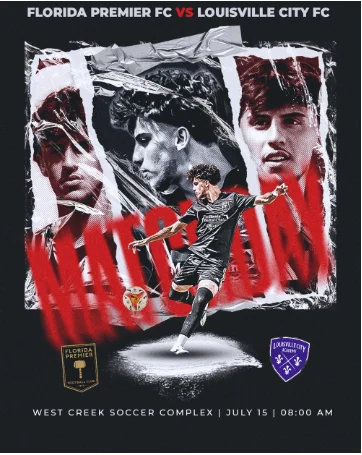 Match day soccer design