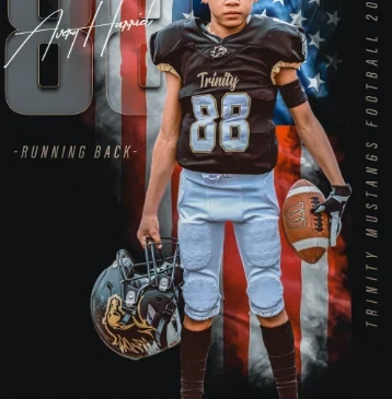 Athlete sports graphic